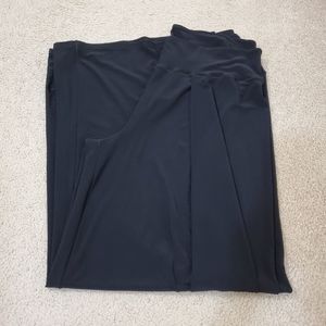 Joseph Ribkoff elastic waist pleated stretch black pants